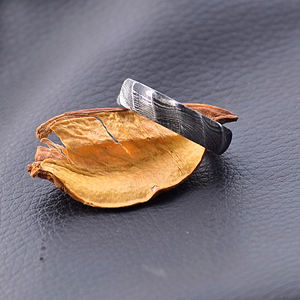 Handmade Damascus Steel <b>Ring</b> Handforged Style Latest Design Brass Inner With High Quality Best for <b>Couple</b> <b>Ring</b> - Product Image 4