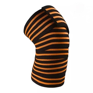 GAF Wholesale Fitness Safety Powerlifting Sports <b>Knee</b> <b>Wraps</b> Heavy Duty Breathable and Professional Protection For Gym Closure - Product Image 6