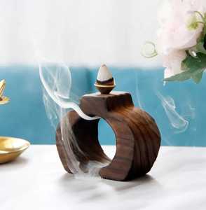 Trending Design Acacia Wood Religious Incense <b>Burner</b> Best Quality Home Customized Fragrance Durable Eco-Friendly - Product Image 2