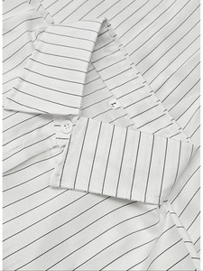 Camisa Casual Beige de Manga Larga para Hombre, Cuello Clásico, Color Sólido, Tela Popelina Transpirable de Secado Rápido, Viscosa/Algodón - Product Image 5