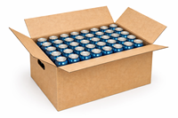Caja de Cartón Corrugado de 5 Capas de Alta Resistencia para Agua Embotellada, Bebidas Energéticas, Whisky, Refrescos, Tequila, Embalaje Rígido y Duradero con Relieve