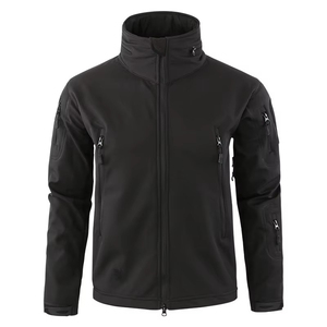 Camping Hiking Hunting Climbing Cargo Tactical Jacket 2026 Wholesale Men's Winter Fleece Sharkskin Tactical Outdoor Jackets - Product Image 6