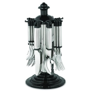 Offre Spéciale en relief creux argent écologique acier inoxydable 304 luxe couteau fourchette cuillère mariage couverts ensemble - Product Image 2