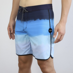 Shorts de bain pour hommes en gros, séchage rapide, respirants, coupe-vent, pour la plage, le surf, légers, en satin, imprimés sur mesure, cargo, pour l'été - Product Image 2