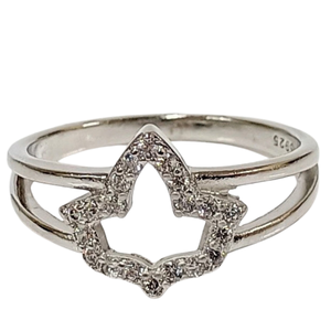 AKA Ivy <b>Ring</b> Silver Women Sorority Inspired Ivy Leaf Jewelry Elegant <b>Greek</b> Style Finger <b>Ring</b> Fashion Accessory Gift for Ladies - Product Image 1