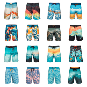 Shorts de Baño para Hombre con Estampado Geométrico, Secado Rápido, Cintura con Cordón, Pantalones Cortos Casuales - Product Image 4