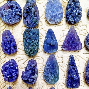 Agate de Raisin de Haute Qualité, Pierre Précieuse en Vrac, Cristal Brillant, Grappe de Cristal Violet, Décoration, 3-4cm - Product Image 2
