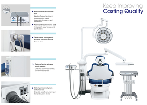 Elektrische Zahnarztstuhl-Einheit Luxuriöser Medizinischer Zahnarztstuhl mit Integrierter Implantationsausrüstung Elektrische Zahnbehandlungseinheit - Product Image 4