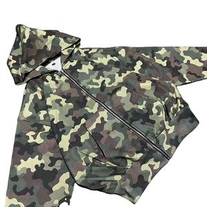 Sudadera con Capucha y Cremallera de Camuflaje, Corte Cuadrado, Gruesa, 100% Algodón, Talla Grande, Personalizable, Unisex, de Alta Calidad, Precio Responsable - Product Image 2