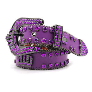 Men's Premium Quality Customizable Casual Cow Hide Genuine Leather <b>Square</b> Solid Belt <b>Adjustable</b> Length Steel Eco-Friendly Heavy - Product Image 2