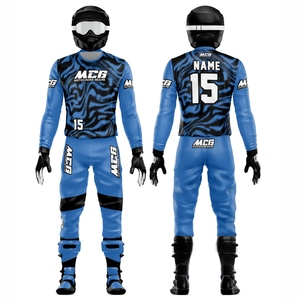 Stylish Design Ladies and Men's 100% Customized Stretch Fabric Sublimation Printing Dirt Bike Off Road ATV Motocross Racing Gear - Product Image 1