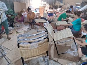 Handmade Natural Rattan <b>Stools</b> Step <b>Stool</b> for Living Room Bedroom Entryway Wholesale from Vietnam - Product Image 4