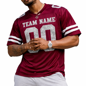 Maillot de football américain personnalisé en mesh Y2K Streetwear pour hommes, respirant, uniforme d'équipe, vêtements de sport par sublimation, usine OEM USA - Product Image 4