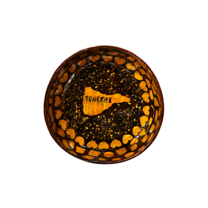 Nuevo diseño, colorido cuenco de concha de coco con incrustaciones de capiz, hecho a mano por fabricantes vietnamitas, producción en masa a bajo costo. - Product Image 1
