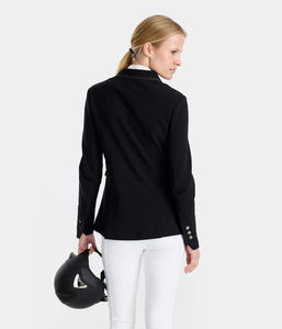 Veste de concours d'équitation pour femmes, coupe ajustée, respirante, extensible, veste de concours d'équitation respirante - Product Image 5