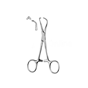 Pince hémostatique chirurgicale droite, taille personnalisée, manuelle, certifiée CE, instrument de classe II pour usage clinique - Product Image 1