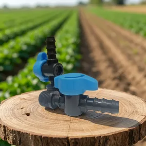 Vanne mini-embout en plastique pour ruban d'irrigation goutte à goutte agricole et de jardin, haute qualité, vente en gros - Product Image 2