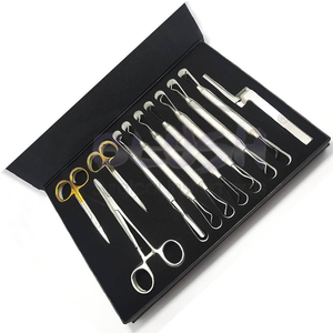 10 PCS High Quality Stainless Steel Dental Waxing Instruments Set for Wax Carving CE Certified <b>Blush</b> Surgical Brand - Product Image 4