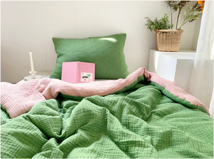 Couette en gaze de coton double face de qualité supérieure coréenne, écologique, respirante et douce, 6 oz, pour adultes et enfants, taille personnalisée - Product Image 4
