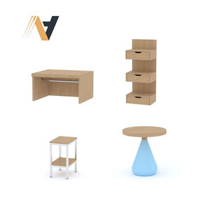 Ensemble de meubles de chambre d'hôtel portable empilable Twin XL pour la conversion de chambres d'hôtes commerciales et l'utilisation de rénovation temporaire Hilton - Product Image 5