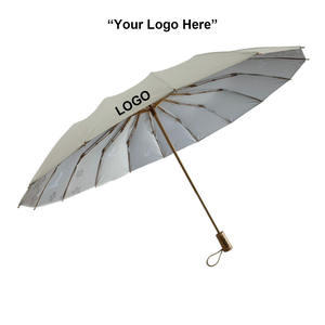 Paraguas Compacto Manual de 21 Pulgadas, Resistente al Viento, Diseño Plegable de 3 Secciones, Estilo Japonés con Flores, Protección Solar y de Lluvia, Logotipo Personalizable - Product Image 6