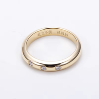 Bague unisexe classique en or massif 14 carats avec diamant de 2 carats, taille brillant rond, pierre de laboratoire, bijou de fiançailles certifié IGI