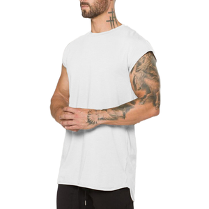 Camisetas de Verano para Hombre, de Poliéster/Algodón, Ecológicas, de Secado Rápido, Transpirables, para Gimnasio, Ajustadas, Casuales, sin Mangas, Diseño Colorido - Product Image 2
