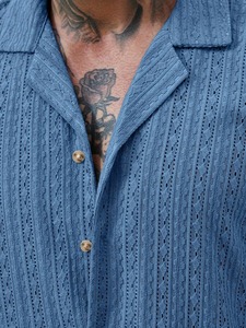 Nouvel ensemble de survêtement d'été pour homme 100% coton séchage rapide tricoté col rond 280g T-shirt à manches courtes et short streetwear personnalisable - Product Image 4