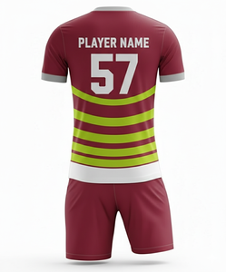OEM 2026 Gradient Soccer Jersey <b>Set</b> Custom Logo Printed Short Color <b>Block</b> Training Uniform Quick Dry Breathable Club Soccer Kits - Product Image 2