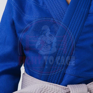 Trajes de Karate para Niños, Color Azul Sólido, Duraderos, de Buena Calidad, Nueva Llegada, Personalizables, Precio al por Mayor - Product Image 6