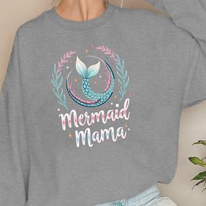 Mermaid Mama with <b>magical</b> theme women's sweatshirts - Product Image 5