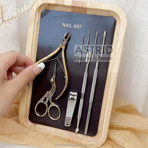 ถาดโชว์เล็บไม้ดีไซน์ใหม่ ขนาดกว้าง 18x สูง 32 ซม. สำหรับร้านค้า - Product Image 5