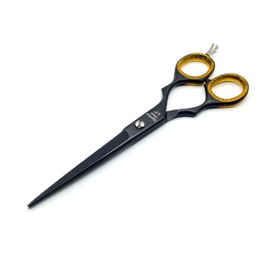 Kit de ciseaux de coiffure pour barbier, ciseaux de coupe de cheveux pour salon, ciseaux à effiler, peigne droit et ciseaux à lame plate pour salon - Product Image 3