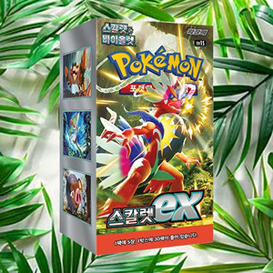 Caja de Expansión Pokémon Scarlet ex, Versión Coreana, Juego de Cartas Coleccionables de Anime, Cartas Pokémon Coleccionables al por Mayor - Product Image 1