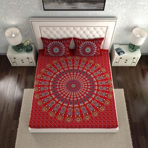 High Quality Bohemian Mandala Tapestry Duvet Cover Set Quilt Cover & Bedspread with 2 Pillow Cases Decorative Art for Hotel Use - Product Image 2