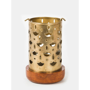 Porte-bougie chauffe-plat en métal émaillé pour la maison, les mariages, Noël, les festivals, la décoration de table - Product Image 3