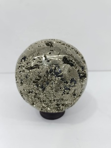 Esfera de Cristal de Pirita Pulida, Mineral Natural, Artículo de Colección, Globo Decorativo, Feng Shui, Sanación, Atracción de Dinero - Product Image 2