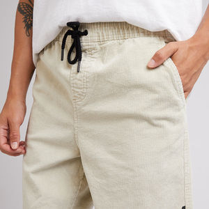 Shorts de jogging en coton à motif uni, délavés à la pierre, effet soleil, vintage, usés, délavés à l'acide, pour l'été et les activités sportives - Product Image 5