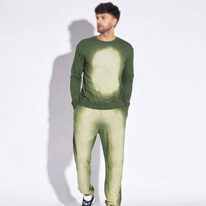 Ensemble de survêtement respirant et léger en coton 100% avec motif uni, effet délavé, sur mesure, idéal pour l'hiver, à prix abordable - Product Image 2