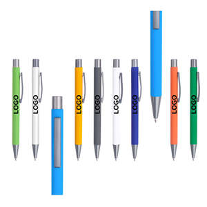 Bolígrafos Personalizables de Metal Naranja de 1.0 mm con Punta de Bola de Acero y Logotipo Personalizable para Oficinas y Escuelas, Regalo - Product Image 1