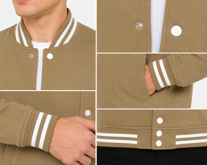 High Quality Varsity <b>Jackets</b> For <b>Men</b> Factory Made <b>Lightweight</b> <b>Men's</b> Varsity <b>Jacket</b> Slim Fit New Style Varsity Winter <b>Jacket</b> - Product Image 6
