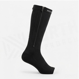 North Approach Knee High <b>Socks</b> Black Breathable <b>Running</b> <b>Socks</b> for Adults Summer Season - Product Image 3