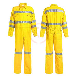 Combinaison de travail 100% coton FR, réfléchissante, antistatique, avec fermeture éclair, pour l'hiver et l'été - Product Image 5