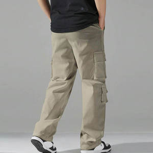 Pantalon décontracté homme à entrejambe bas, coupe décontractée, tissu respirant, étiquette personnalisée, taille élastique, streetwear, fabricant de pantalons à entrejambe bas - Product Image 1