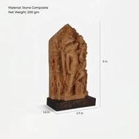Statue de Varaha en résine finition antique, Avatar de Vishnu en forme de sanglier du 10ème siècle, Réplique de musée, Figurine rare du Seigneur Varaha pour la maison et la galerie