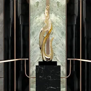 Sculpture d'art métallique moderne faite à la main, produit décoratif élégant pour les designers d'intérieur, les architectes, les décorateurs et les acheteurs en détail - Product Image 4
