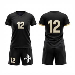 Uniforme de Fútbol de Alta Gama para Mujer con Estampado Sublimado y Logotipo Blanco, 100% Poliéster, Manga Corta, por RIVIAN ATLANTIC - Product Image 1