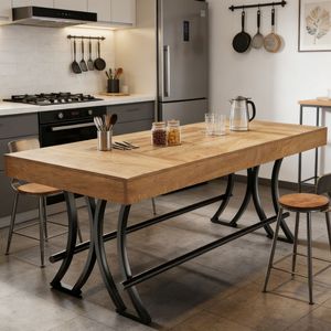 Tavolo da Pranzo Moderno in Pietra Rettangolare per Arredamento Casa - Uso in Appartamenti e Ville - Product Image 5