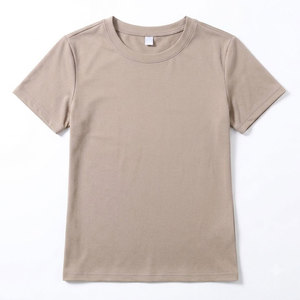 Camiseta Básica de Manga Corta para Mujer al por Mayor OEM, Secado Rápido, Uso Casual, Ligera - Product Image 1