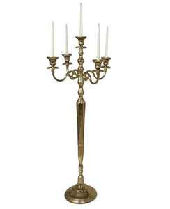 Candelabro Nuevo Chapado en Oro para Navidad, Decoración Interior de Lujo, Iluminación Romántica para Mesa de Comedor, Candelabro Clásico para Decoración del Hogar - Product Image 3